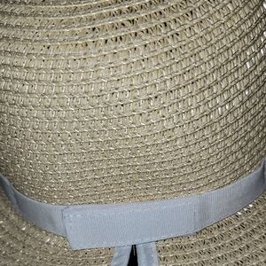 Panama Jack Beige Fedora with Gray Ribbon